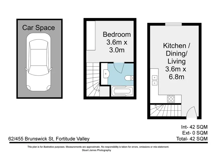 Floorplan of Homely unit listing, 62/455 Brunswick Street, Fortitude Valley QLD 4006