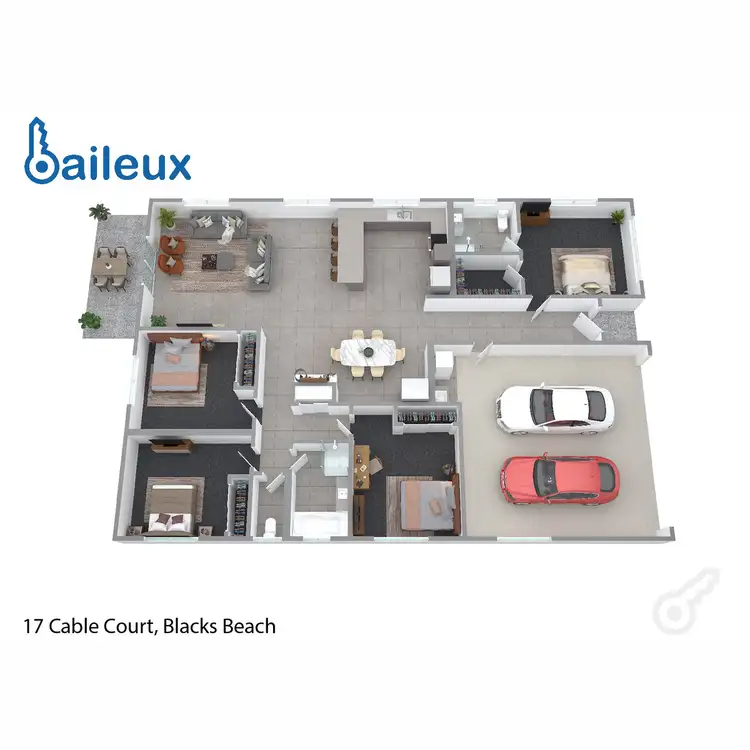 Floorplan of Homely house listing, 17 Cable Court, Blacks Beach QLD 4740