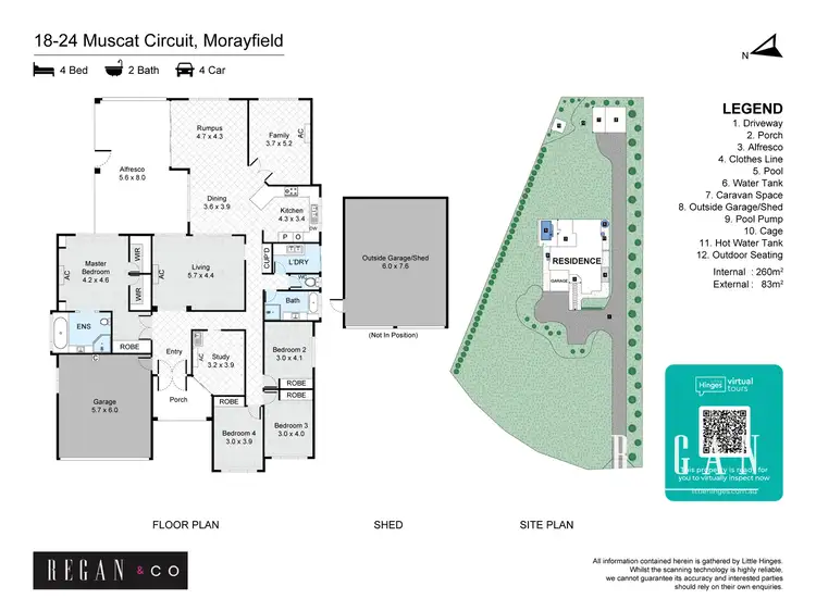 Floorplan of Homely house listing, 18-24 Muscat Circuit, Morayfield QLD 4506