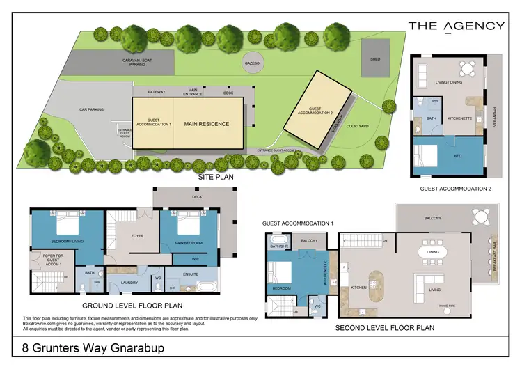 Floorplan of Homely house listing, 8 Grunters Way, Gnarabup WA 6285