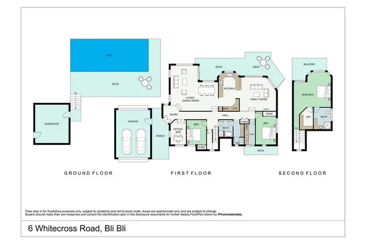 Floorplan of Homely house listing, 6 Whitecross Road, Bli Bli QLD 4560