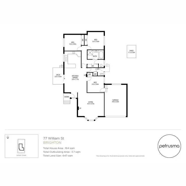 Floorplan of Homely house listing, 77 William Street, Brighton TAS 7030