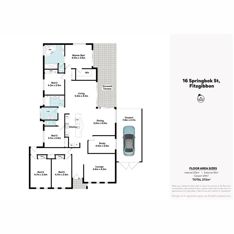 Floorplan of Homely house listing, 16 Springbok Street, Fitzgibbon QLD 4018