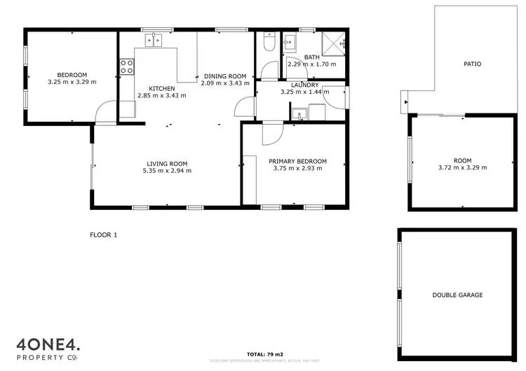 Floorplan of Homely house listing, 6 Crosby Place, Herdsmans Cove TAS 7030