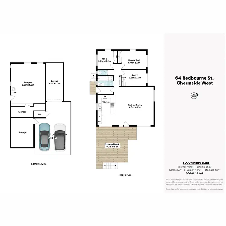 Floorplan of Homely house listing, 64 Redbourne Street, Chermside West QLD 4032