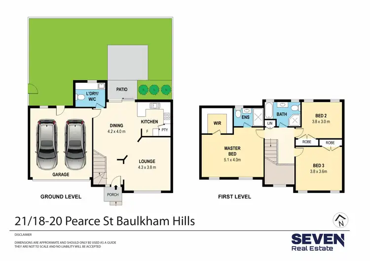 Floorplan of Homely townhouse listing, 21/18-20 Pearce Street, Baulkham Hills NSW 2153