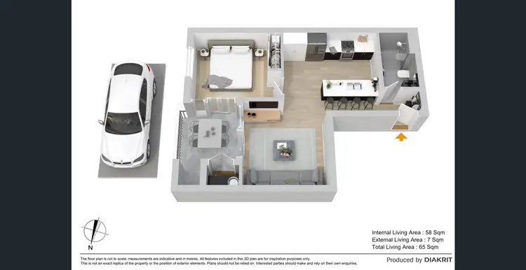 Floorplan of Homely apartment listing, 3/166 Norman Avenue, Norman Park QLD 4170