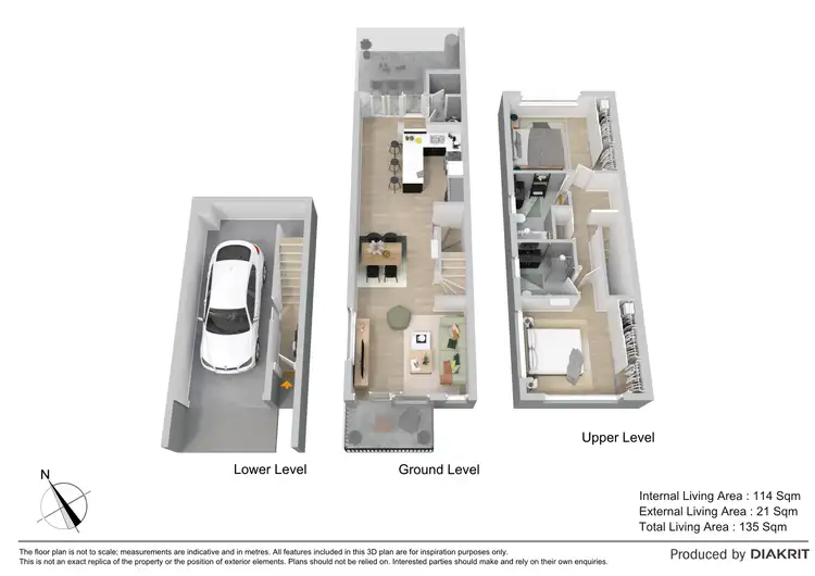 Floorplan of Homely townhouse listing, 78/30 Taylor Place, Mackenzie QLD 4156