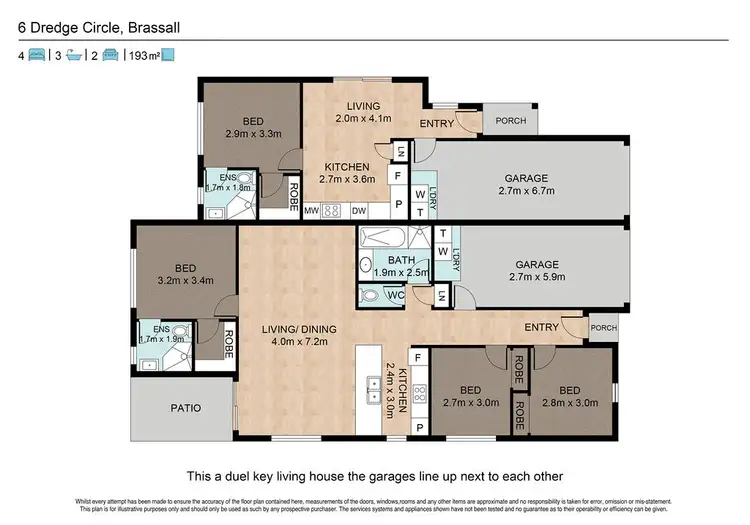 Floorplan of Homely house listing, 6 Dredge Circle, Brassall QLD 4305
