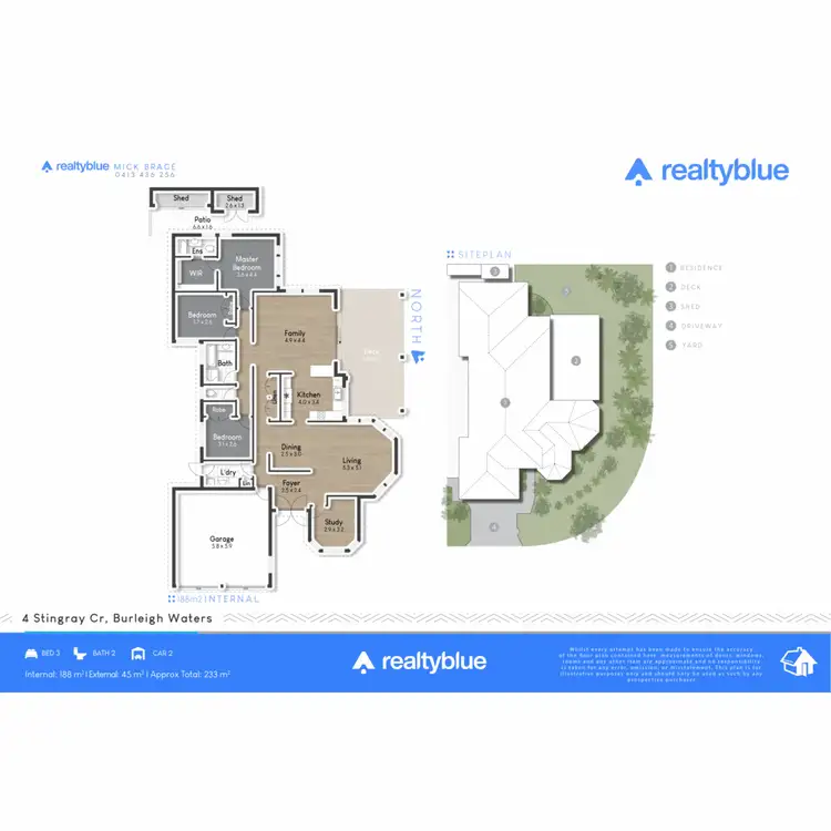 Floorplan of Homely house listing, 4 Stingray Crescent, Burleigh Waters QLD 4220