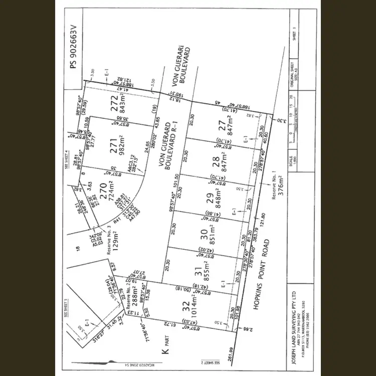 Floorplan of Homely land listing, LOT 31 Hopkins Heights, Warrnambool VIC 3280