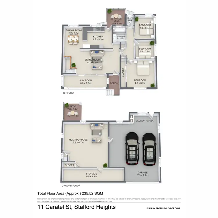 Floorplan of Homely house listing, 11 Caratel Street, Stafford Heights QLD 4053