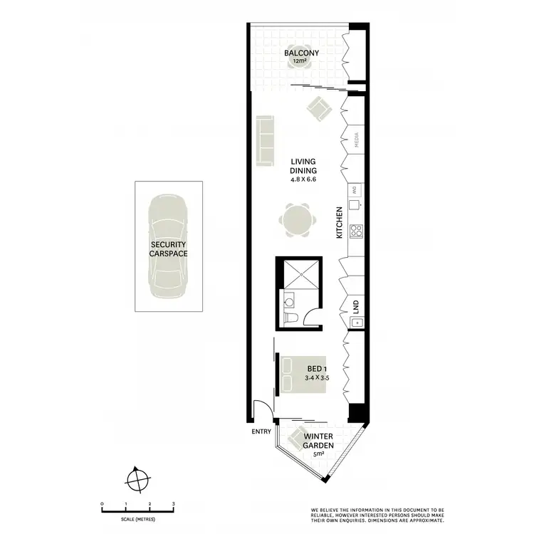 Floorplan of Homely apartment listing, 306/136-142 Barcom Avenue, Darlinghurst NSW 2010