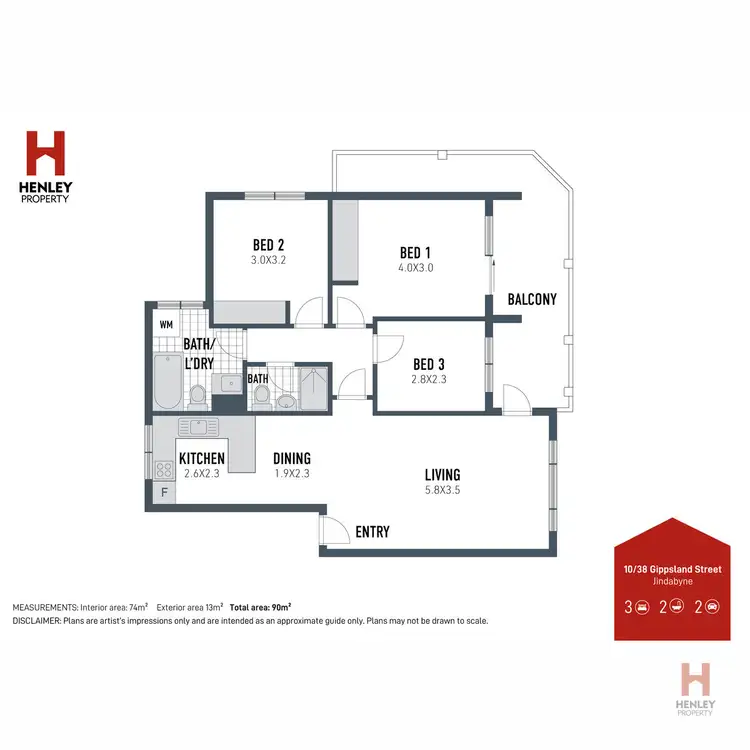 Floorplan of Homely apartment listing, 10/38 Gippsland Street, Jindabyne NSW 2627
