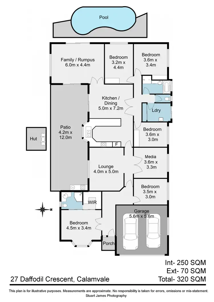 Floorplan of Homely house listing, 27 Daffodil Crescent, Calamvale QLD 4116