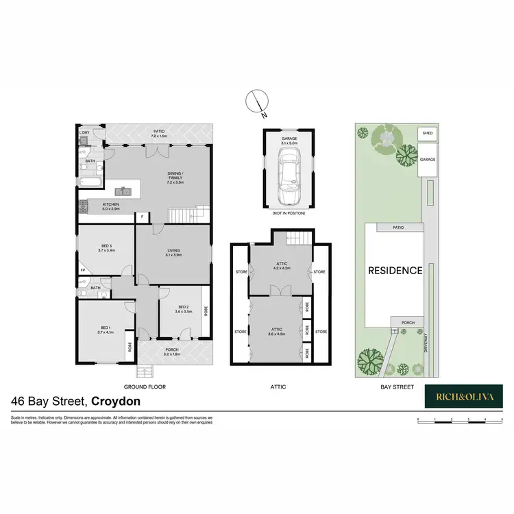 Floorplan of Homely house listing, 46 Bay Street, Croydon NSW 2132