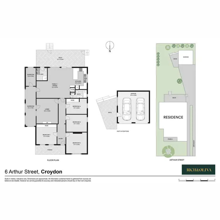 Floorplan of Homely house listing, 6 Arthur Street, Croydon NSW 2132