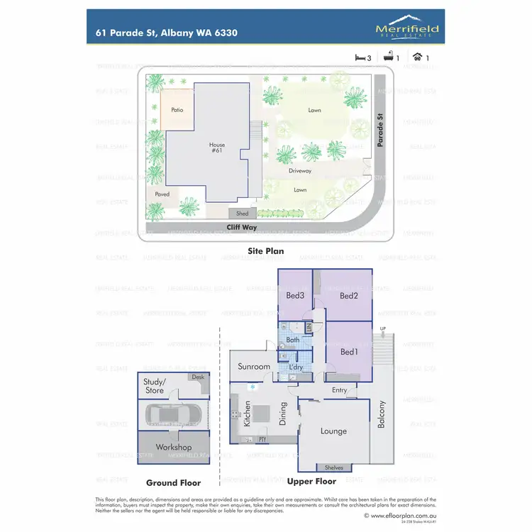 Floorplan of Homely house listing, 61 Parade Street, Albany WA 6330