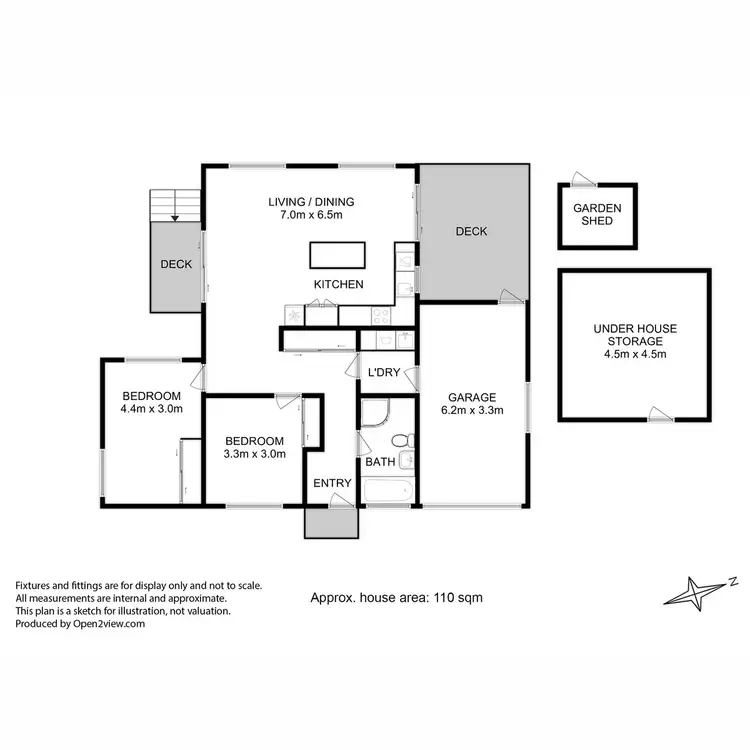 Floorplan of Homely townhouse listing, 6/42 Elderslie Road, Brighton TAS 7030