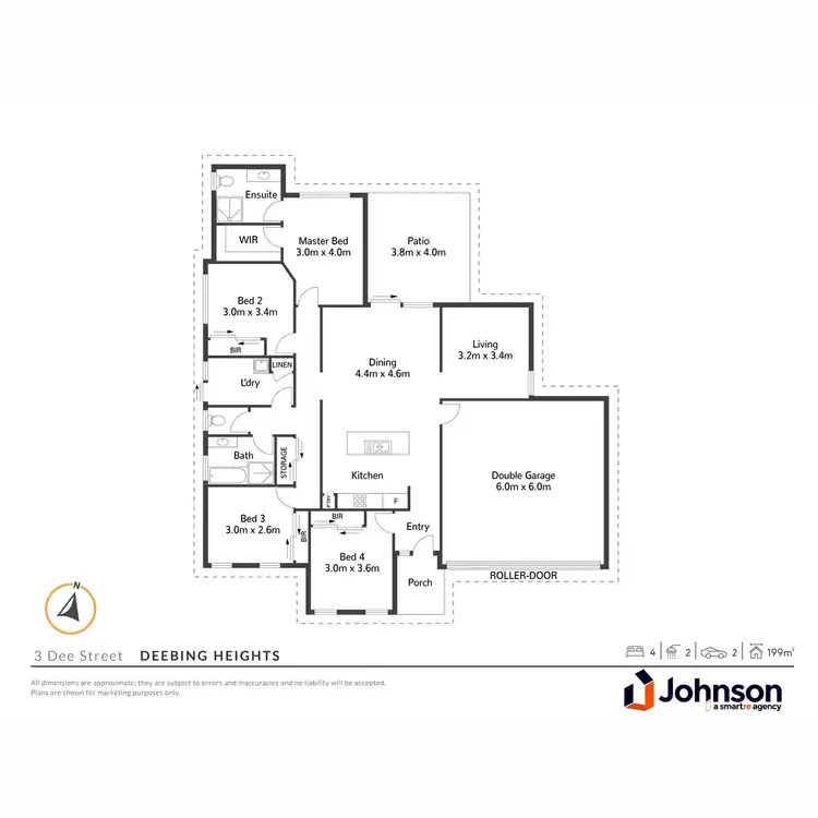Floorplan of Homely house listing, 3 Dee Street, Deebing Heights QLD 4306
