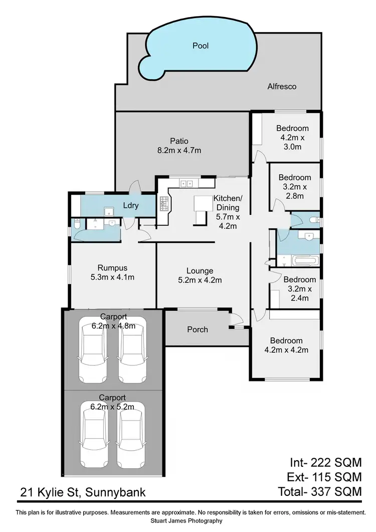 Floorplan of Homely house listing, 21 Kylie Street, Sunnybank QLD 4109
