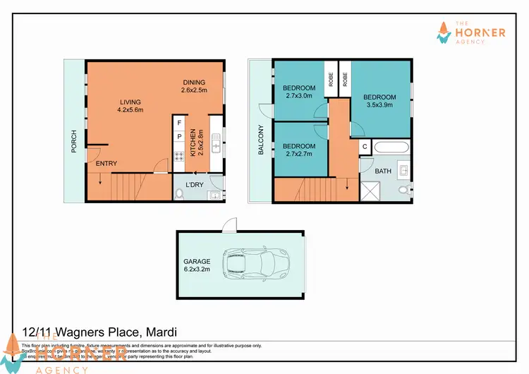 Floorplan of Homely townhouse listing, 12/11 Wagners Place, Mardi NSW 2259