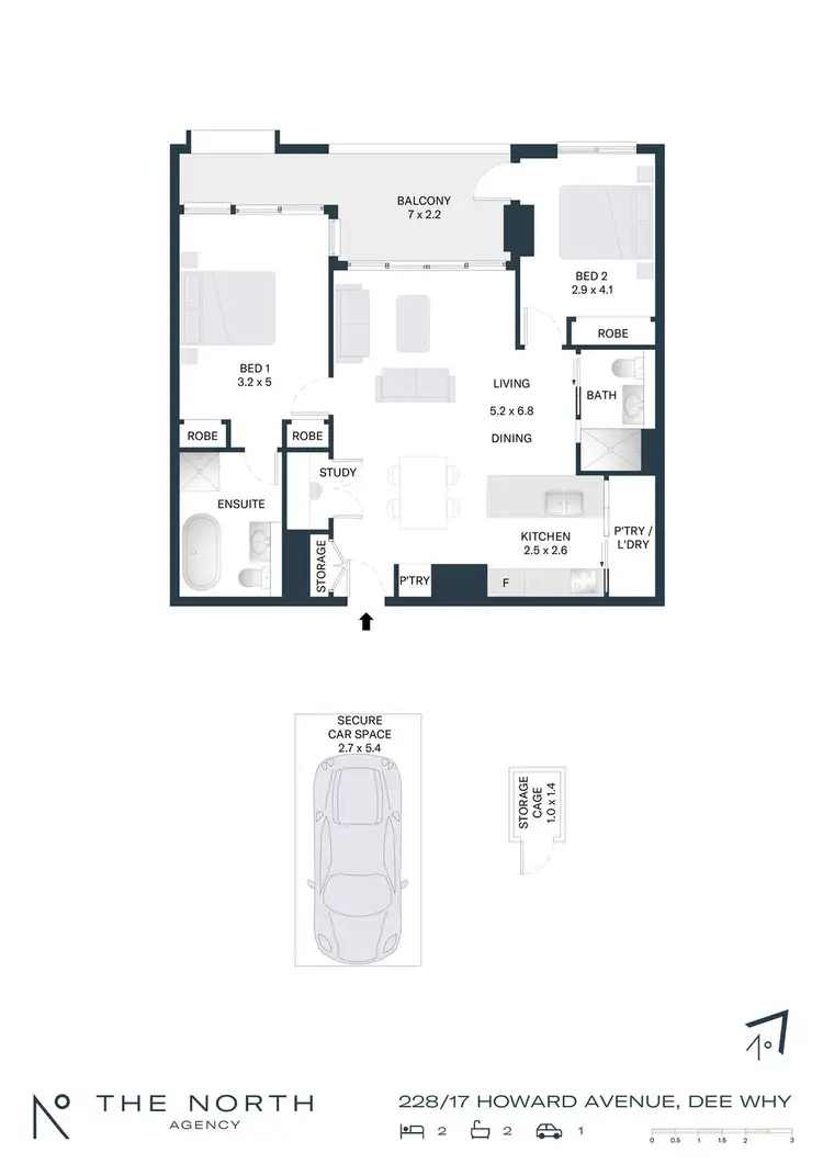 Floorplan of Homely unit listing, 228/17 Howard Avenue, Dee Why NSW 2099