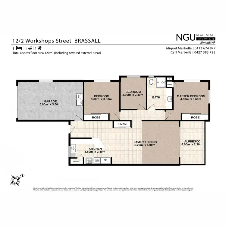 Floorplan of Homely unit listing, 12/2 Workshops Street, Brassall QLD 4305