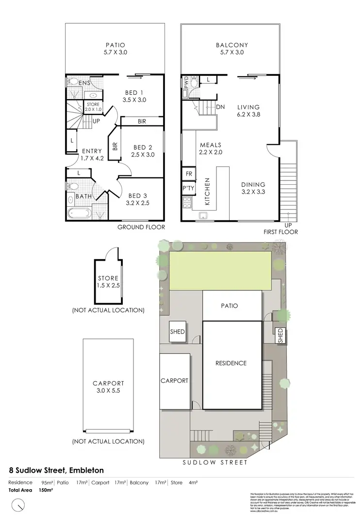 Floorplan of Homely house listing, 8 Sudlow Street, Embleton WA 6062