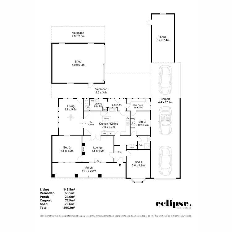 Floorplan of Homely house listing, 10 Amherst Avenue, Trinity Gardens SA 5068