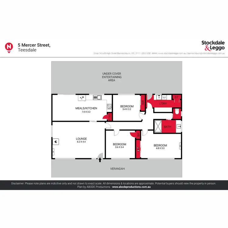 Floorplan of Homely house listing, 5 Mercer Street, Teesdale VIC 3328