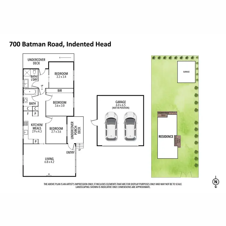Floorplan of Homely house listing, 700 Batman Road, Indented Head VIC 3223