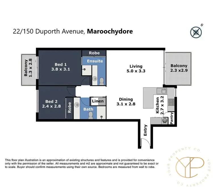 Floorplan of Homely apartment listing, 22/150 Duporth Avenue, Maroochydore QLD 4558