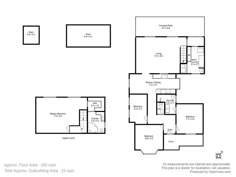 Floorplan of Homely house listing, 14 Arnold Street, Glenorchy TAS 7010