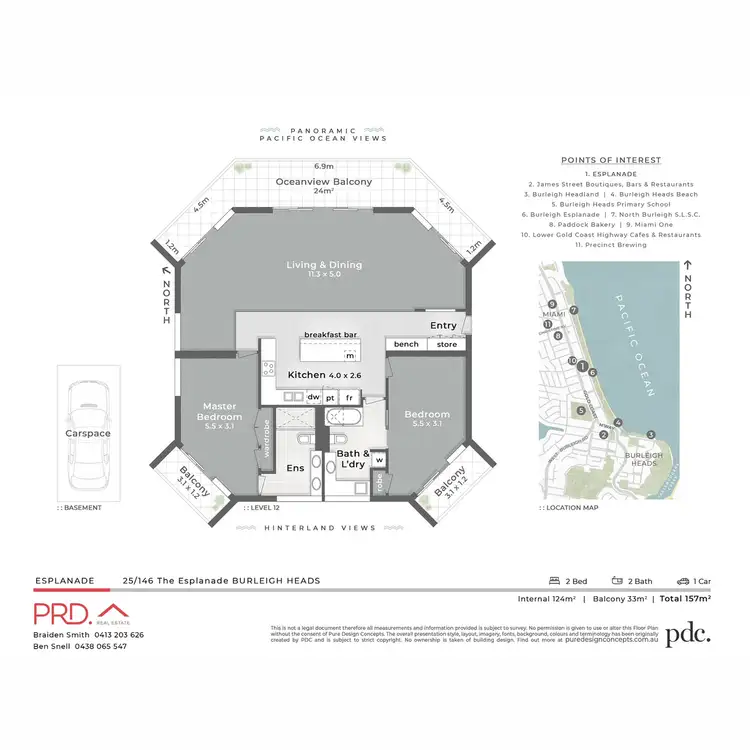 Floorplan of Homely apartment listing, 25/146 The Esplanade, Burleigh Heads QLD 4220
