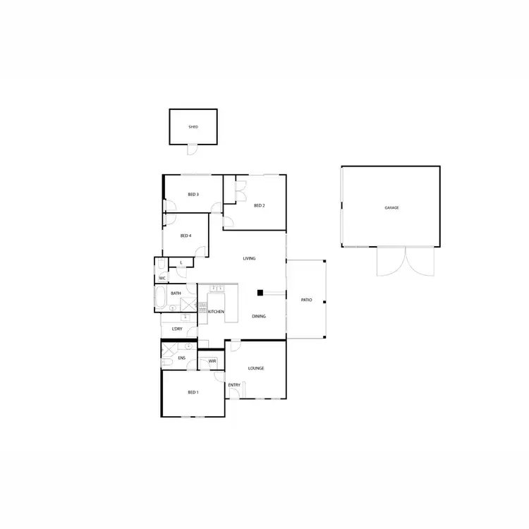 Floorplan of Homely house listing, 8 Carwell Avenue, Ellenbrook WA 6069