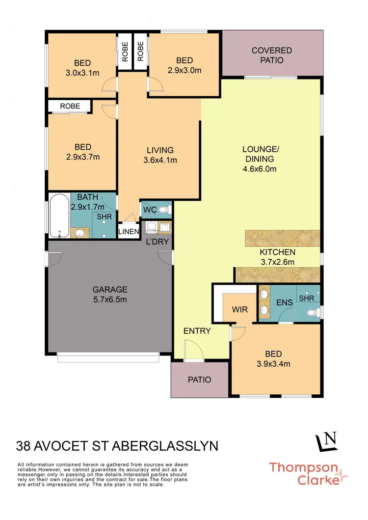 Floorplan of Homely house listing, 38 Avocet Street, Aberglasslyn NSW 2320
