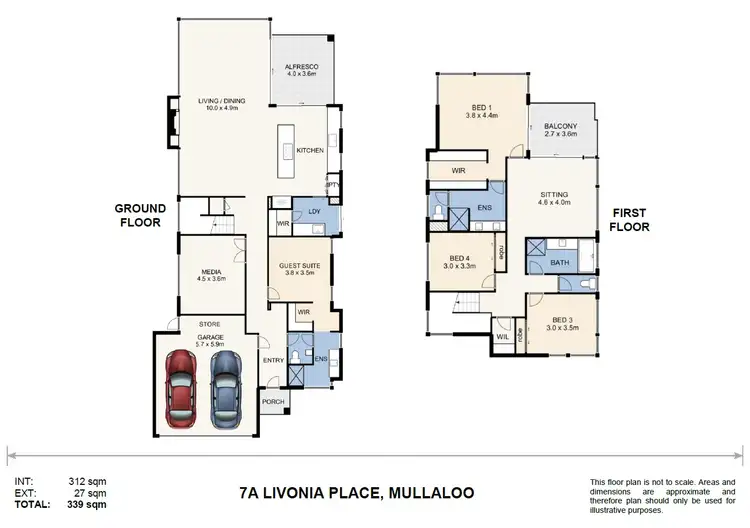 Floorplan of Homely house listing, 7A Livonia Place, Mullaloo WA 6027
