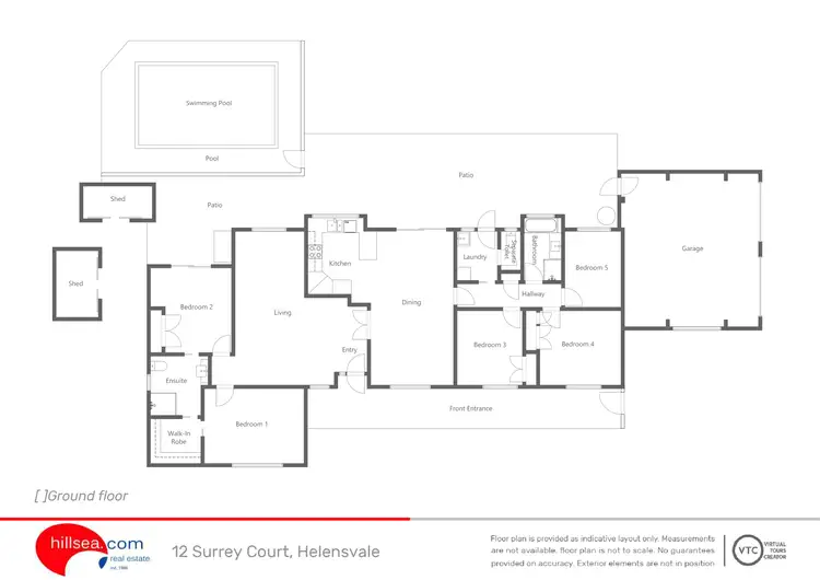 Floorplan of Homely house listing, 12 Surrey Court, Helensvale QLD 4212