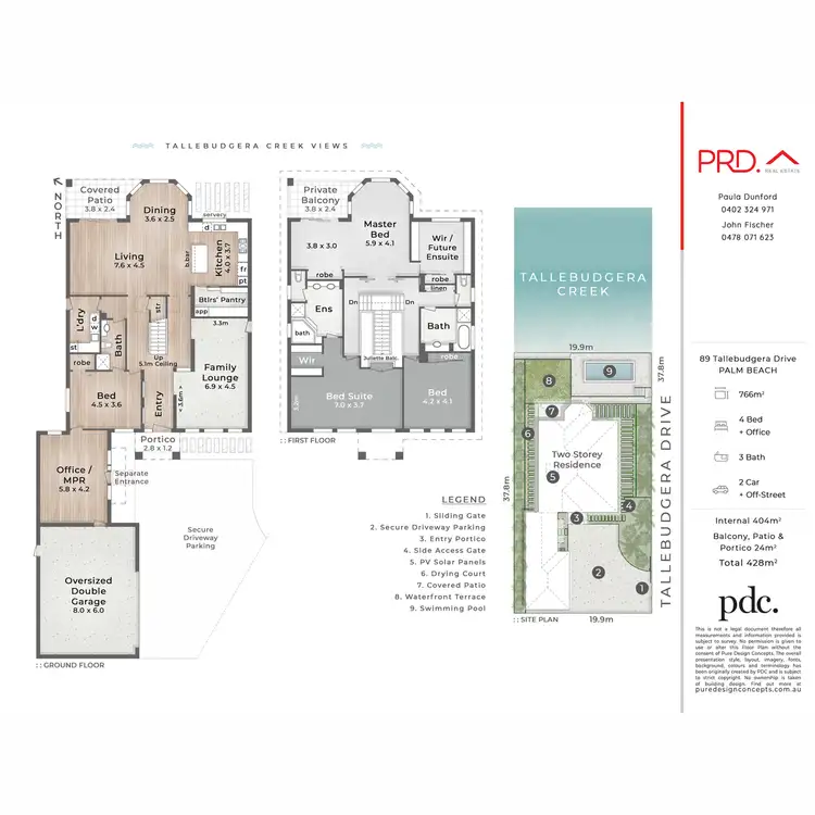 Floorplan of Homely house listing, 89 Tallebudgera Drive, Palm Beach QLD 4221