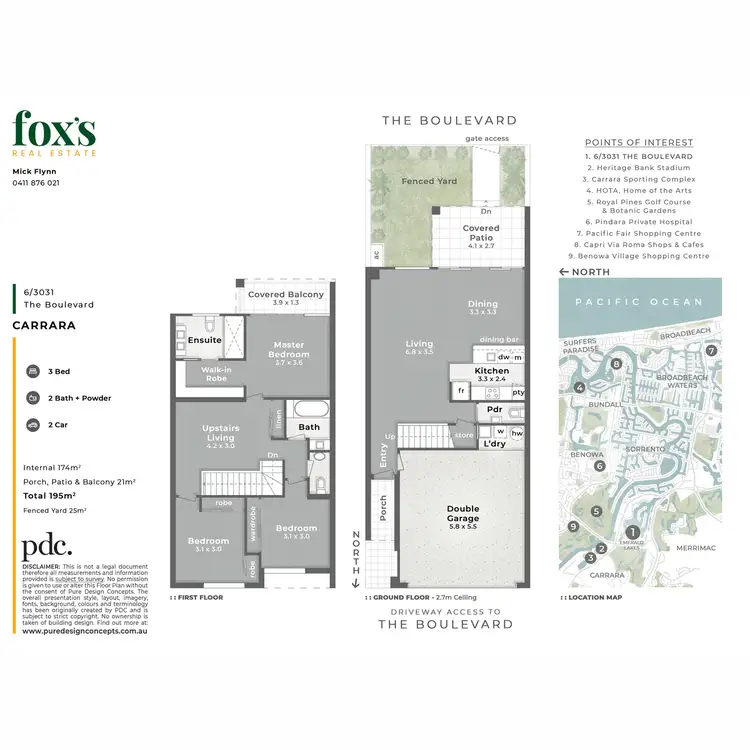 Floorplan of Homely unit listing, 7506/3031 The Boulevard, Carrara QLD 4211