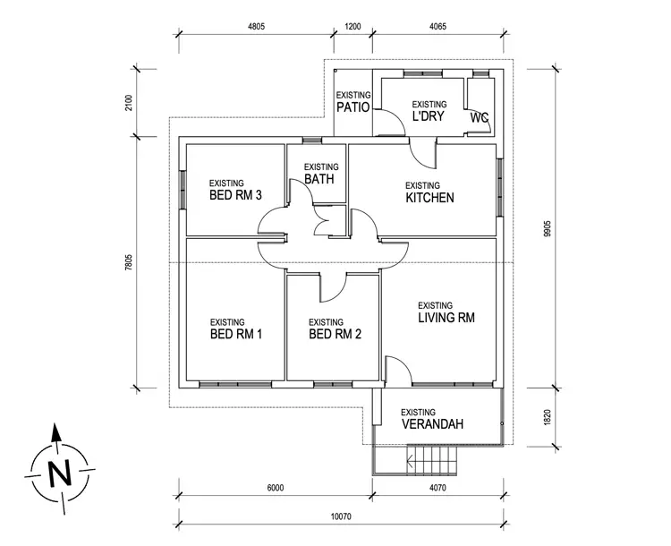 Floorplan of Homely house listing, 21 Dowling Place, Orelia WA 6167