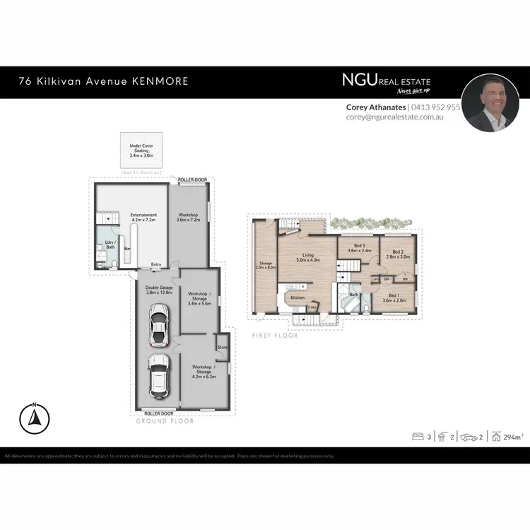 Floorplan of Homely house listing, 76 Kilkivan Avenue, Kenmore QLD 4069