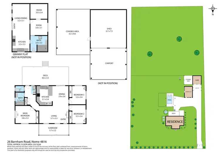 Floorplan of Homely house listing, 26 Barnham Road, Nome QLD 4816