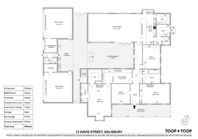 Floorplan of Homely house listing, 12 Davis Street, Salisbury SA 5108