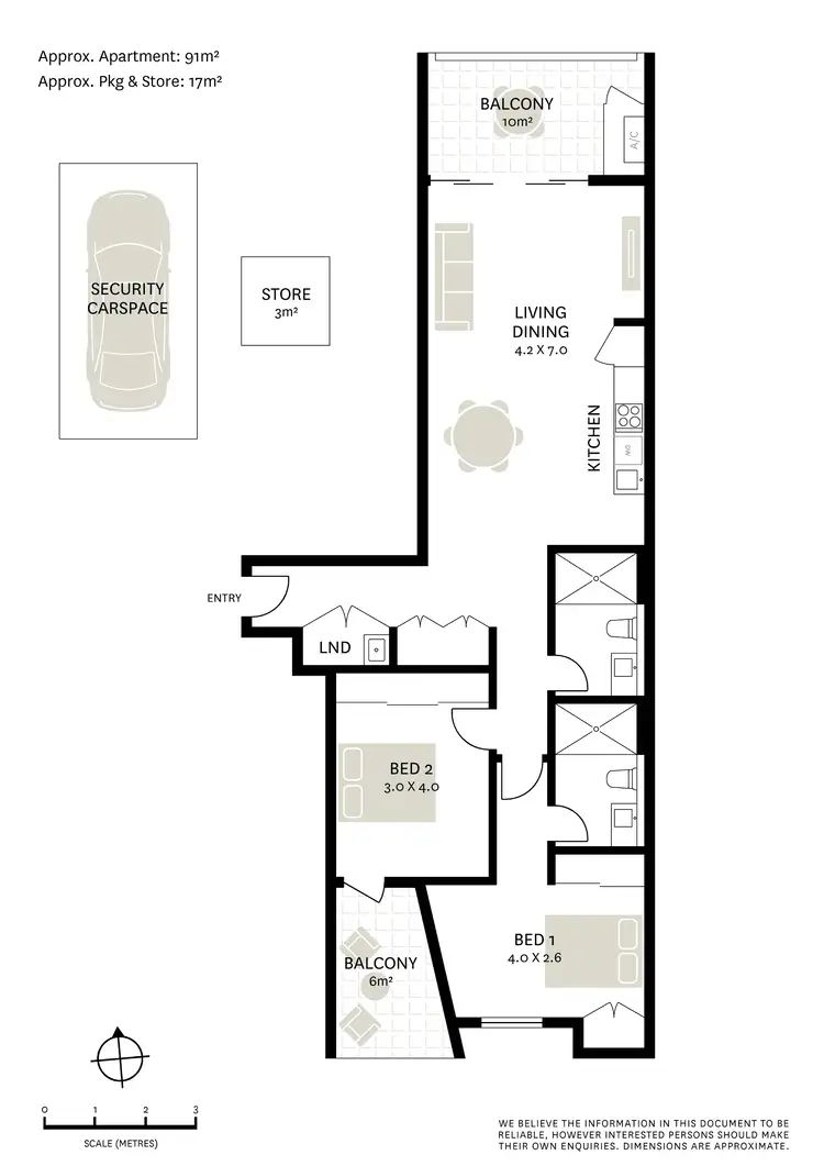 Floorplan of Homely apartment listing, 242/801 New Canterbury Road, Dulwich Hill NSW 2203