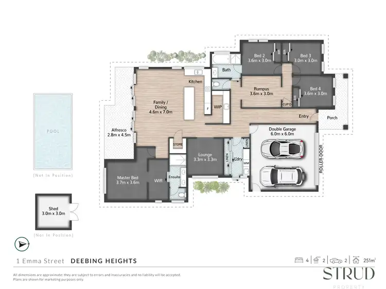 Floorplan of Homely house listing, 1 Emma Street, Deebing Heights QLD 4306
