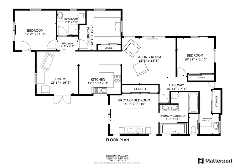 Floorplan of Homely house listing, 67 Nott Street, Norville QLD 4670