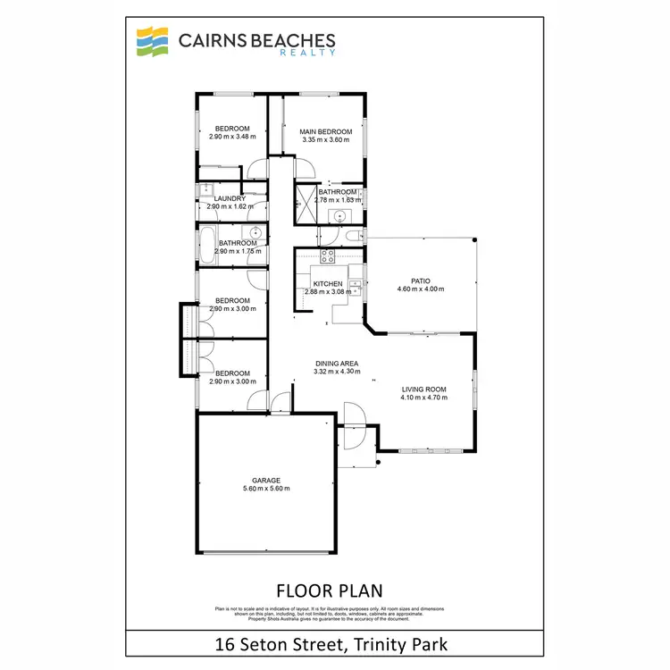 Floorplan of Homely house listing, 16 Seton Street, Trinity Park QLD 4879