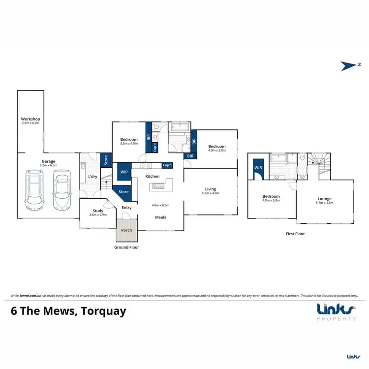 Floorplan of Homely house listing, 6 The Mews, Torquay VIC 3228